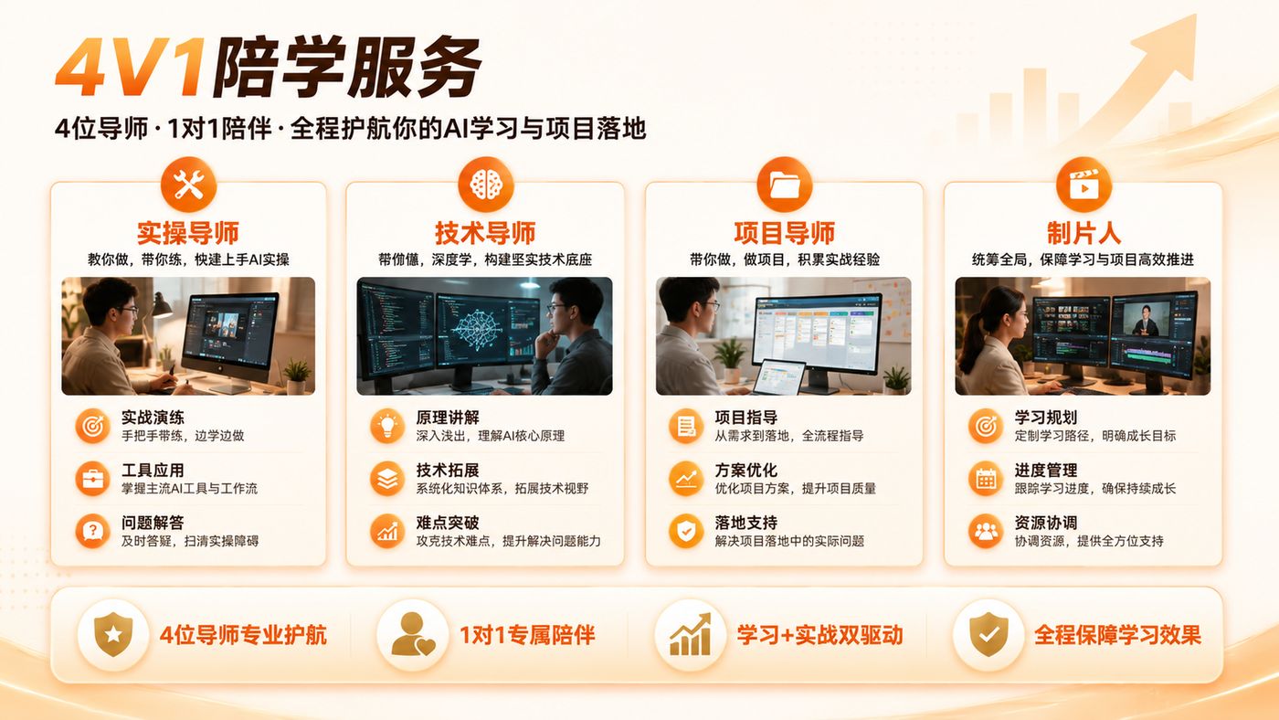 4V1 陪学服务